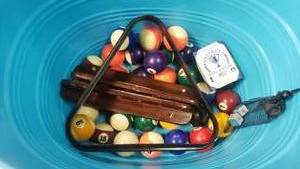 lot 280 image: Lot of Billiards Balls & Billiards Accessories