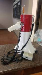 lot 305 image: Electric Megaphone w Handheld Microphone.  LOUD