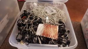lot 310 image: Large Tote Full of Decorative String Lights