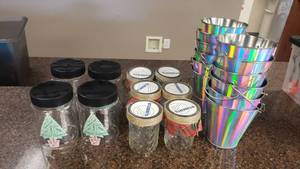 lot 315 image: Lot of Misc Jars & Pails