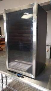 lot 336 image: Danby 120 Can Locking Beverage Cooler, Model DBC120BLS-3