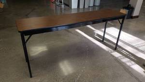 lot 335 image: Skinny 6 Folding Leg Table