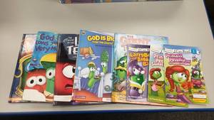 lot 349 image: Lot of VeggieTales Childrens Books