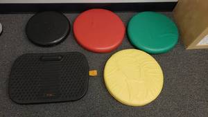 lot 358 image: Lot of 5 Classroom PadsWobble Pads