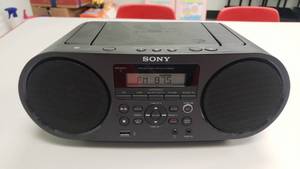 lot 394 image: Sony CD Boombox w Bluetooth, Model ZS-RS60BT