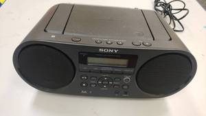 lot 410 image: Sony CD Boombox w Bluetooth, Model ZS-RS60BT