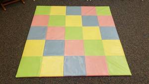 lot 431 image: Padded Baby Mat.  56 x 56