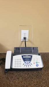 lot 462 image: Brother Personal Plain Paper Fax Machine, Model FAX-575