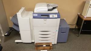 lot 469 image: WOW  Toshiba eStudio857 Color Copier.  Currently in operation and 100% fully functional