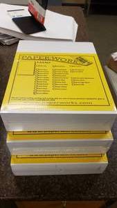 lot 477 image: PaperWorks Perforated Cardstock.  3 NEW Packs