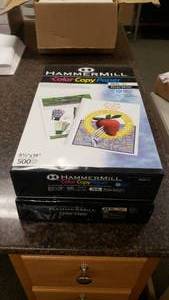 lot 479 image: Hammermill Color Copy Paper.  2 Packs