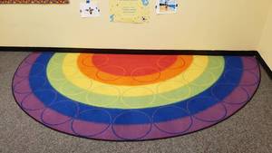 lot 494 image: Large Carpets For Kids Classroom Area Rug. 12 x 6