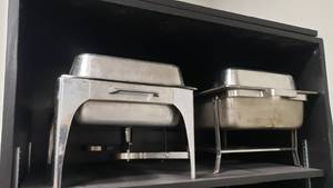 lot 510 image: Lot of 2 8QT Full Size Chafing Dishes