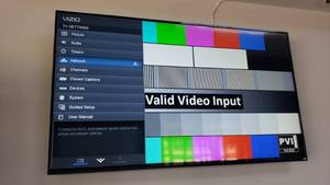 lot 606 image: BEAUTIFUL Vizio 70 Class HDR UHD SmartCast LED TV w Remote, Model E70-C3