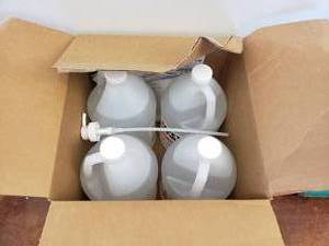 lot 667 image: Lot of 4 Safety First Hand Sanitizers.  1 Gal Each.