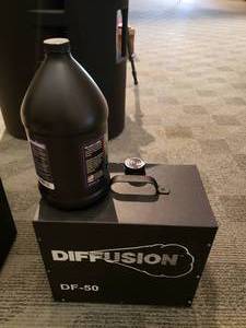 lot 735 image: Reel EFX Diffusion DF-50 FogHaze Machine w Liquid