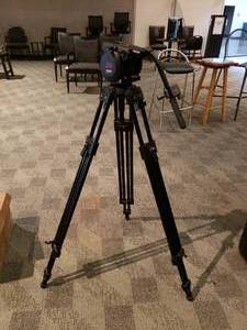 lot 737 image: Manfrotto 316 Fluid Head Video Camera Tripod