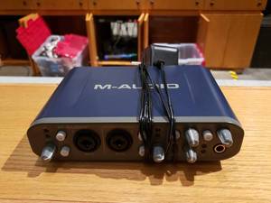 lot 791 image: M-Audio Fast Track Pro 4x4 Mobile USB AudioMidi Interface