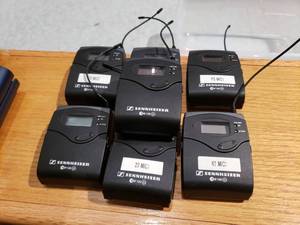 lot 792 image: Lot of 7 Sennheiser EW1000 G2 Microphone Bodypacks