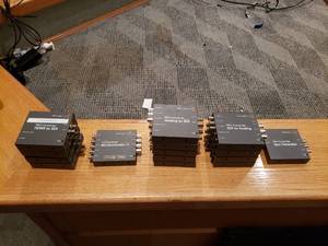 lot 811 image: Large Lot of Blackmagic Mini Converters