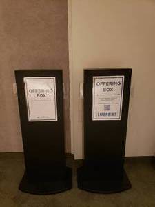 lot 825 image: Lot of 2 Locking Offering Boxes