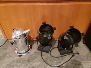 lot 874 image: Lot of 3 Misc Stage Spotlights.  Chauvet & More