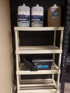 lot 905 image: Silent Storm DMX Snow Machine w Lots of Snow Fluid, Model CLS-7100