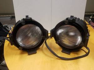 lot 900 image: Lot of 2 Altman Stage SpotlightsFloodlights