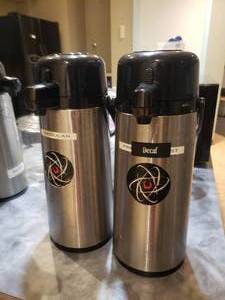 lot 679 image: Lot of 2 Service Ideas Coffee Airpots