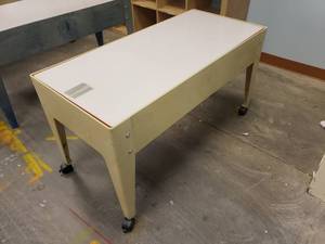 lot 980 image: ChildBrite Sand & Water Table w 2 Side Bins