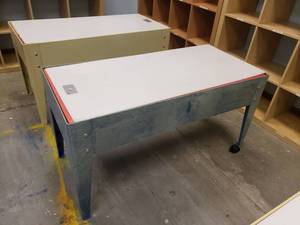 lot 981 image: ChildBrite Sand & Water Table w 2 Side Bins