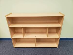 lot 1006 image: Angeles Wooden Classroom Cabinet.  Measures 48 x 36 x 12