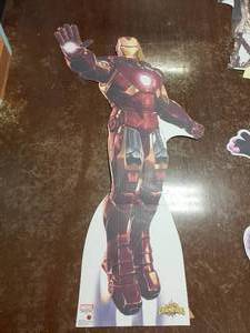 lot 1080 image: Marvel Ironman Contest of Champions Cardboard Cutout w Stand.