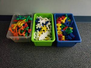 lot 1118 image: 3 Bins of Manipulatives