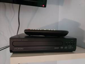 lot 1120 image: Funai DVD Player w Remote.  Model DP100FX4