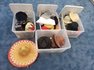 lot 1132 image: Large Lot of Misc Dress Up Hats.  SOOOO MANY HATS