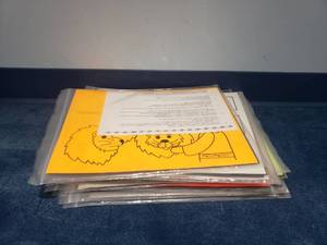 lot 1140 image: Large Lot of Blacklight Story Kits.  DOZENS of Stories.
