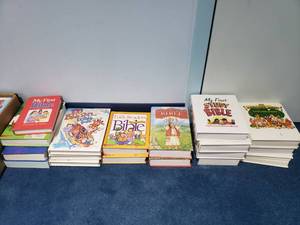 lot 1145 image: Large Lot of Childrens Bibles