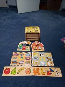 lot 1168 image: Lot of Misc Board Puzzles