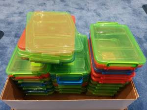 lot 1179 image: Large Lot of Approx 24 Storage Bins w Lids