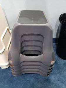 lot 1230 image: Stack of 5 Step Stools