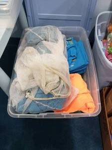 lot 1241 image: Large Tote Full of Shirts.  Assorted Styles & Sizes