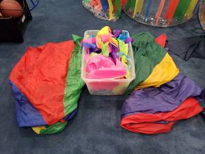 lot 1245 image: Lot of 3 Large Parachutes