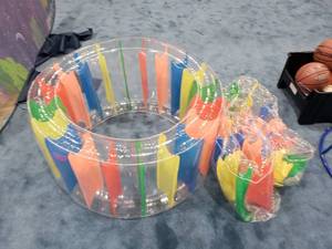 lot 1246 image: Lot of 2 Inflatable Walking Tubes