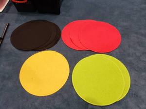 lot 1249 image: Lot of 10 Carpet Circles