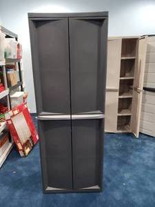 lot 1251 image: Sterilite Plastic Storage Cabinet