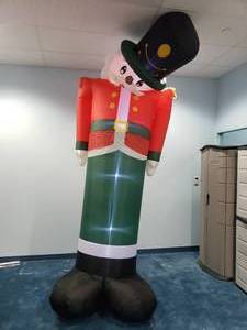 lot 1259 image: Toy Solider 12 Tall Christmas Inflatable