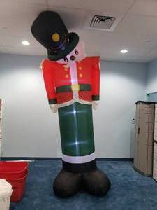lot 1260 image: Toy Solider 12 Tall Christmas Inflatable