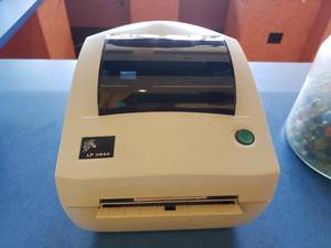 lot 1345 image: Zebra LP 2844 Direct Thermal Label Printer