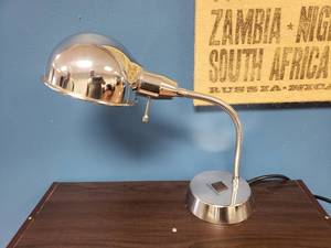 lot 1400 image: Stainless Desk Lamp
